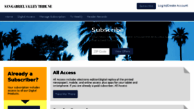 What Myaccount.sgvtribune.com website looked like in 2016 (8 years ago)