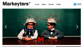 What Markeyters.com website looked like in 2016 (7 years ago)