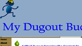 What Mydugoutbuddy.com website looked like in 2016 (7 years ago)