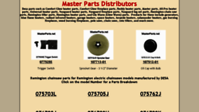 What Masterparts.net website looked like in 2016 (7 years ago)