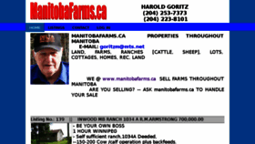 What Manitobafarms.ca website looked like in 2016 (7 years ago)