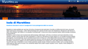 What Marettimo.eu website looked like in 2016 (7 years ago)