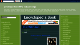 What Mp3indian.blogspot.com website looked like in 2016 (7 years ago)