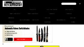 What Menseffects.com website looked like in 2016 (7 years ago)