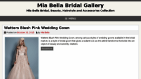 What Miabellabridal.com website looked like in 2016 (7 years ago)