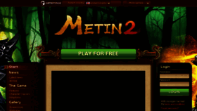 What Metin2.co.uk website looked like in 2016 (7 years ago)
