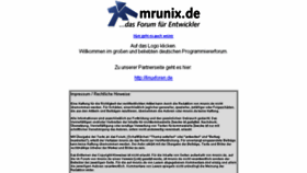 What Mrunix.de website looked like in 2016 (7 years ago)