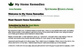 What Myhomeremedies.com website looked like in 2016 (7 years ago)