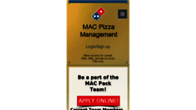 What Macpizzamgmt.com website looked like in 2016 (8 years ago)