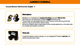 What Marktkram.org website looked like in 2016 (7 years ago)