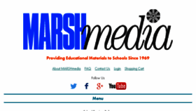 What Marshmedia.com website looked like in 2016 (7 years ago)