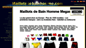 What Maillotsdebainhomme.com website looked like in 2016 (7 years ago)
