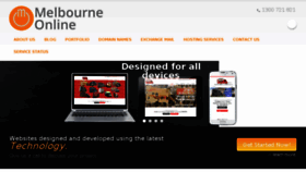 What Melbourneonline.com.au website looked like in 2016 (8 years ago)
