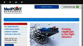What Medpointmanagement.com website looked like in 2016 (7 years ago)
