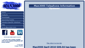 What Man3000.com website looked like in 2016 (8 years ago)