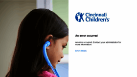 What Mail.cchmc.org website looked like in 2016 (7 years ago)