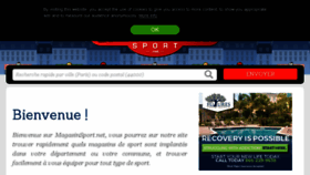 What Magasinsport.net website looked like in 2016 (9 years ago)