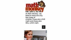 What Mathmonkey.com website looked like in 2016 (7 years ago)