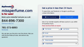 What Missperfume.com website looked like in 2016 (9 years ago)