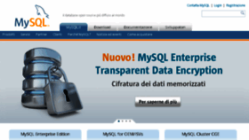 What Mysql.it website looked like in 2016 (7 years ago)
