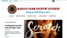 What Mariasfarmcountrykitchen.com website looked like in 2016 (7 years ago)