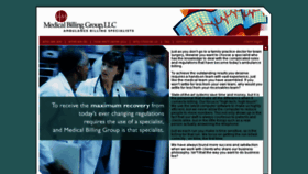 What Medicalbillinggroupllc.com website looked like in 2016 (7 years ago)