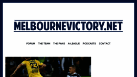 What Melbournevictory.net website looked like in 2016 (7 years ago)