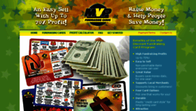What Mvpfundraisingcards.com website looked like in 2016 (7 years ago)