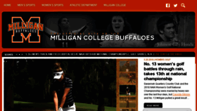 What Milliganbuffs.com website looked like in 2016 (7 years ago)