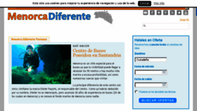 What Menorcadiferente.com website looked like in 2016 (7 years ago)