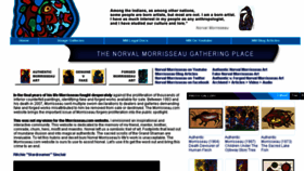 What Morrisseau.com website looked like in 2016 (7 years ago)