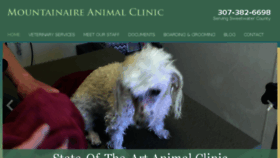 What Mountainaireanimalclinic.com website looked like in 2016 (7 years ago)