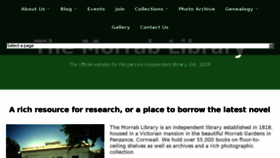 What Morrablibrary.org.uk website looked like in 2016 (8 years ago)