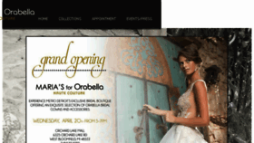 What Mariasbridal.com website looked like in 2016 (7 years ago)