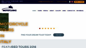 What Mototouring.com website looked like in 2016 (7 years ago)