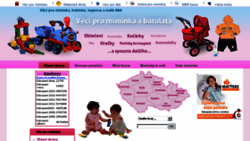 What Miminka-batolata.cz website looked like in 2016 (7 years ago)
