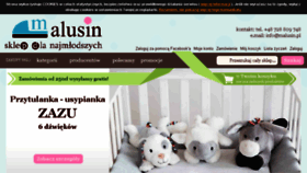 What Malusin.pl website looked like in 2016 (7 years ago)