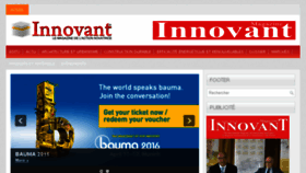 What Magazine-innovant.com website looked like in 2016 (7 years ago)