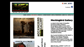 What Mockingbird-gallery.com website looked like in 2016 (7 years ago)