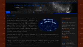 What Midlandsastronomyclub.org website looked like in 2016 (7 years ago)