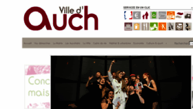 What Mairie-auch.fr website looked like in 2016 (7 years ago)