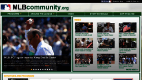 What Mlbcommunity.org website looked like in 2016 (7 years ago)