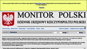 What Monitorpolski.gov.pl website looked like in 2016 (7 years ago)