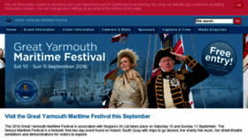 What Maritime-festival.co.uk website looked like in 2016 (7 years ago)