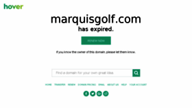 What Marquisgolf.com website looked like in 2016 (7 years ago)
