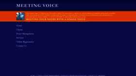 What Meetingvoice.co.uk website looked like in 2016 (7 years ago)