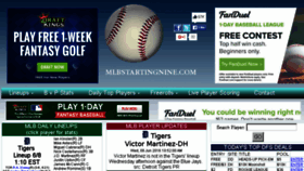 What Mlbstartingnine.com website looked like in 2016 (7 years ago)