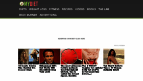 What Mydiet.com website looked like in 2016 (7 years ago)