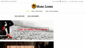 What Marcloire.com website looked like in 2016 (7 years ago)