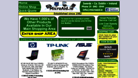 What Microaid.ie website looked like in 2016 (7 years ago)